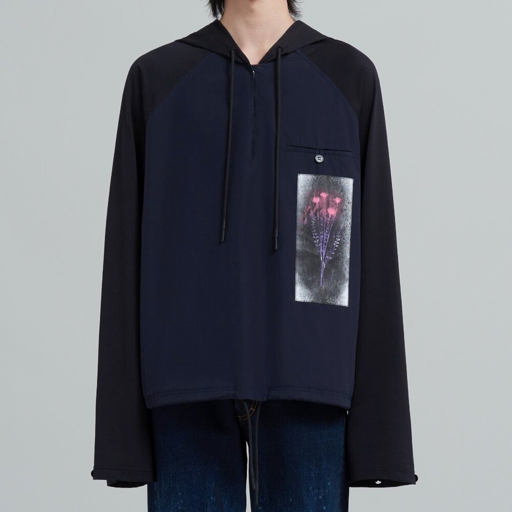 BNWT AW21 MARNI GRAPHIC PRINT HOODED JACKET 52